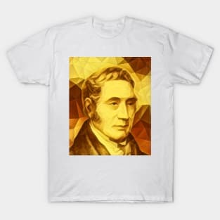 George Stephenson Golden Portrait | George Stephenson Artwork 9 T-Shirt